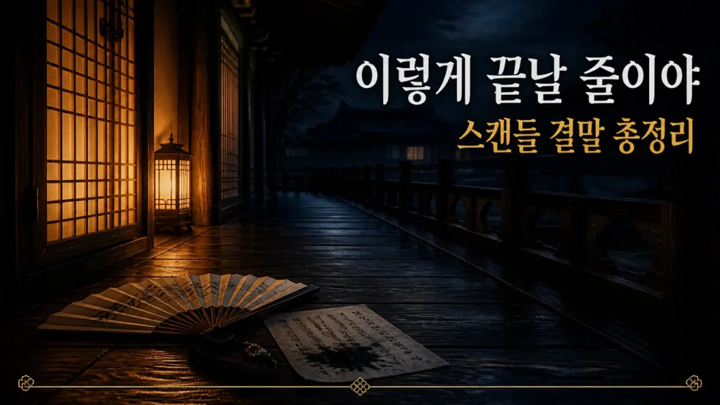 스캔들 넷플릭스 드라마 결말, 아쉬운 리메이크라는 말이 나온 이유 총정리의 핵심 내용을 보여주는 가로형 대표 이미지