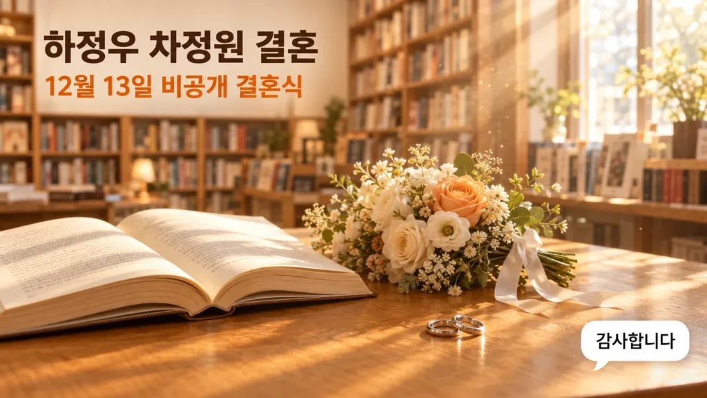 하정우 차정원 결혼 앞두고 첫 근황, 축하 댓글에 "감사합니다"의 핵심 내용을 보여주는 가로형 대표 이미지