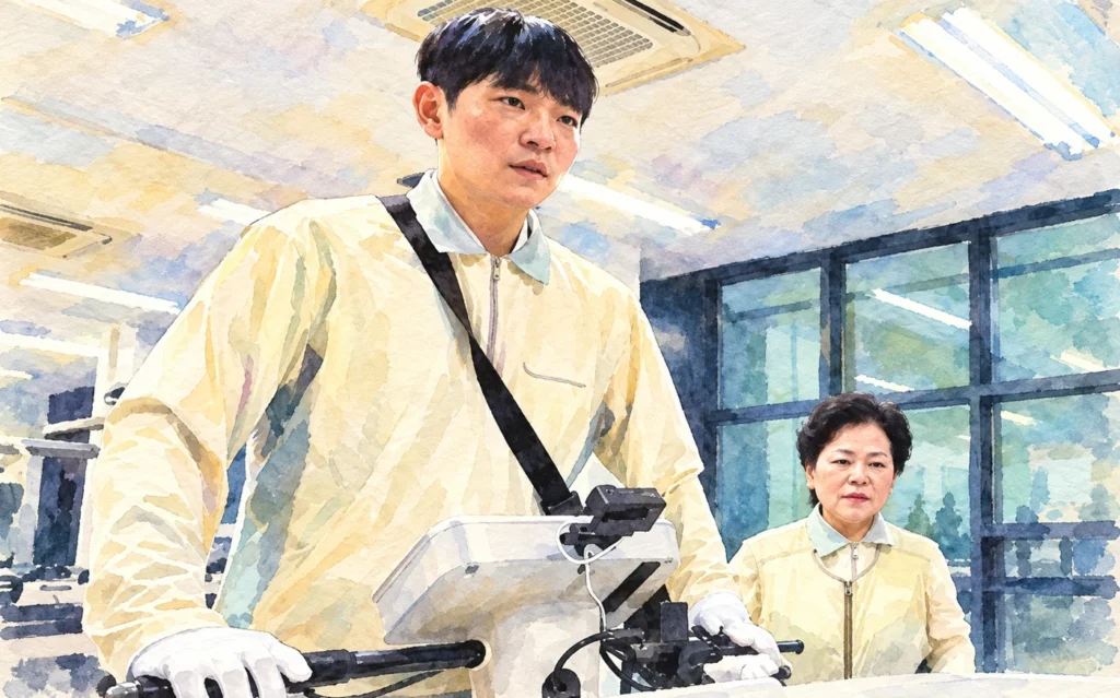 KBS 백수 이세돌 공식 홍보 이미지를 수채화로 재구성한 직업 도전 일러스트