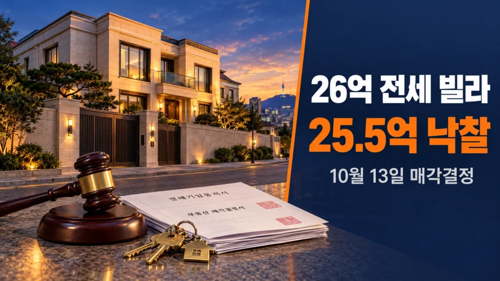 서현진 전세사기 빌라 낙찰, 청담동 빌라 25.5억 낙찰로 손실 줄어들까의 핵심 내용을 보여주는 가로형 대표 이미지