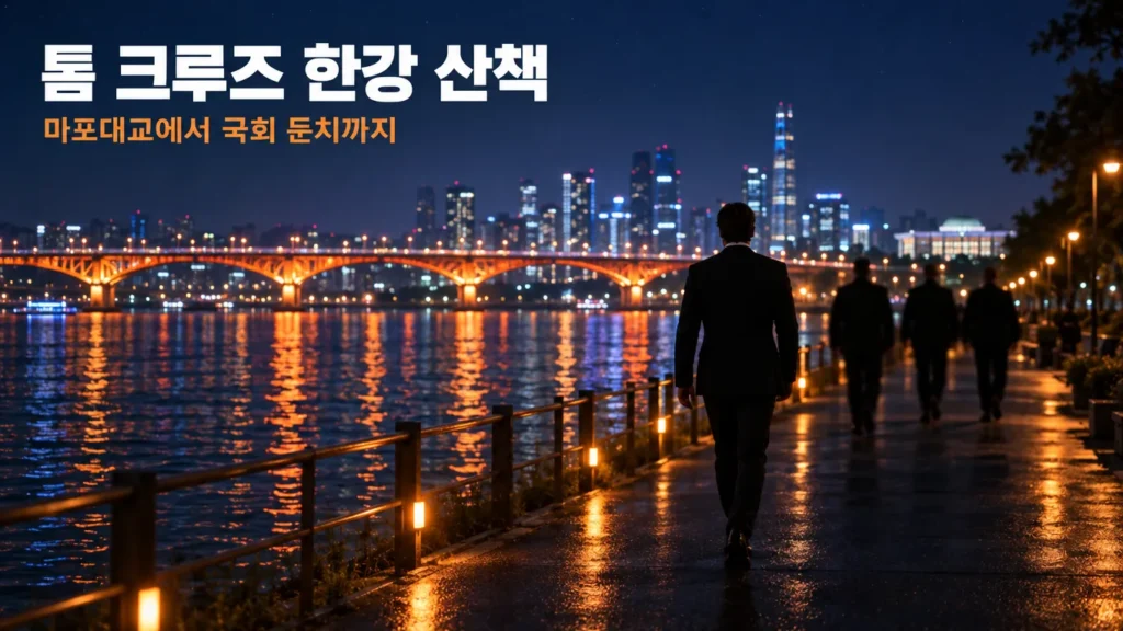 톰 크루즈 한강 산책 화제, 디거 홍보차 방한 중 포착된 한밤의 여유의 핵심 내용을 보여주는 가로형 대표 이미지